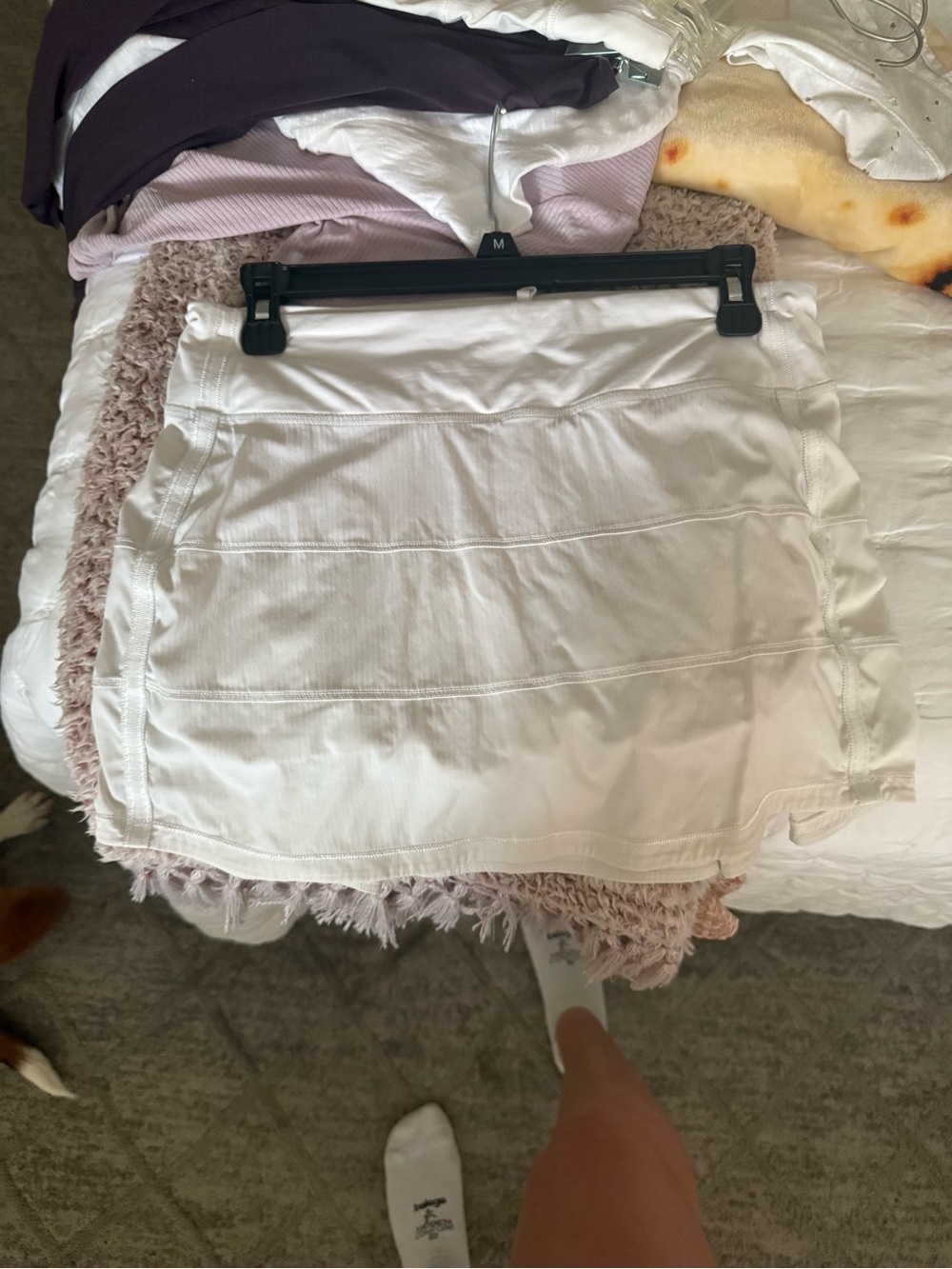 White Lululemon Tennis Skirt